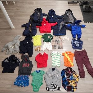 Designer children’s clothes ranging from NB to 4 years old. Price negotiable!